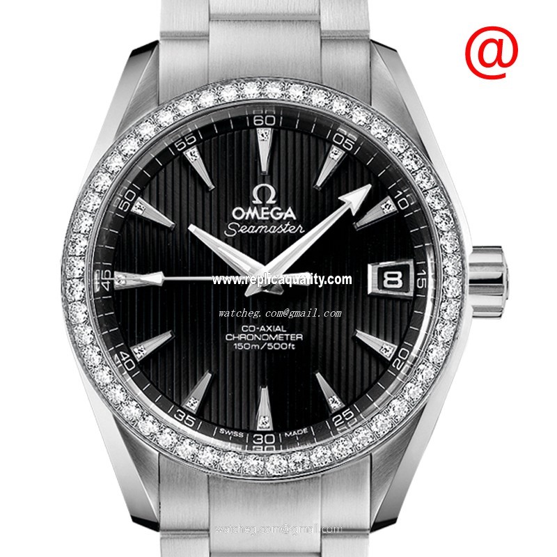 Omega SEAMASTER 231.15.39.21.51.001 Automatic Stainless Steel & Diamonds Black