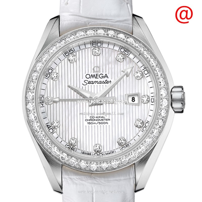 Omega SEAMASTER 231.18.34.20.55.001 Automatic Stainless Steel & Diamonds White