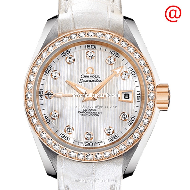 Omega SEAMASTER 231.28.30.20.55.001 Automatic 18kt Rose Magic & Diamond Silver