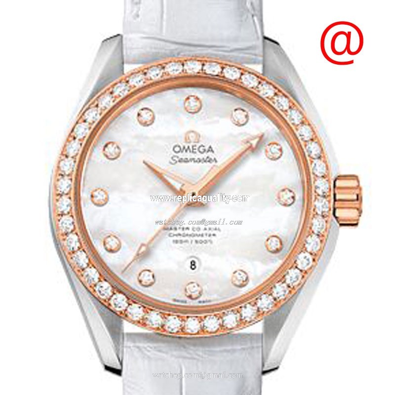 Omega SEAMASTER 231.28.34.20.55.003 Automatic 18kt Rose Magic & Diamond White