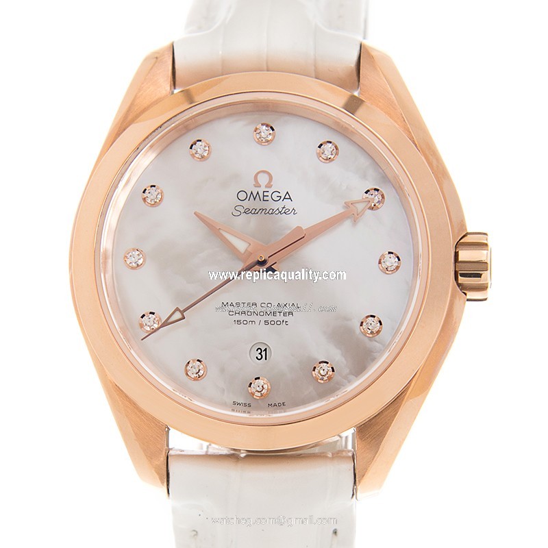 Omega SEAMASTER 231.53.34.20.55.001 Automatic 18kt Rose Gold White