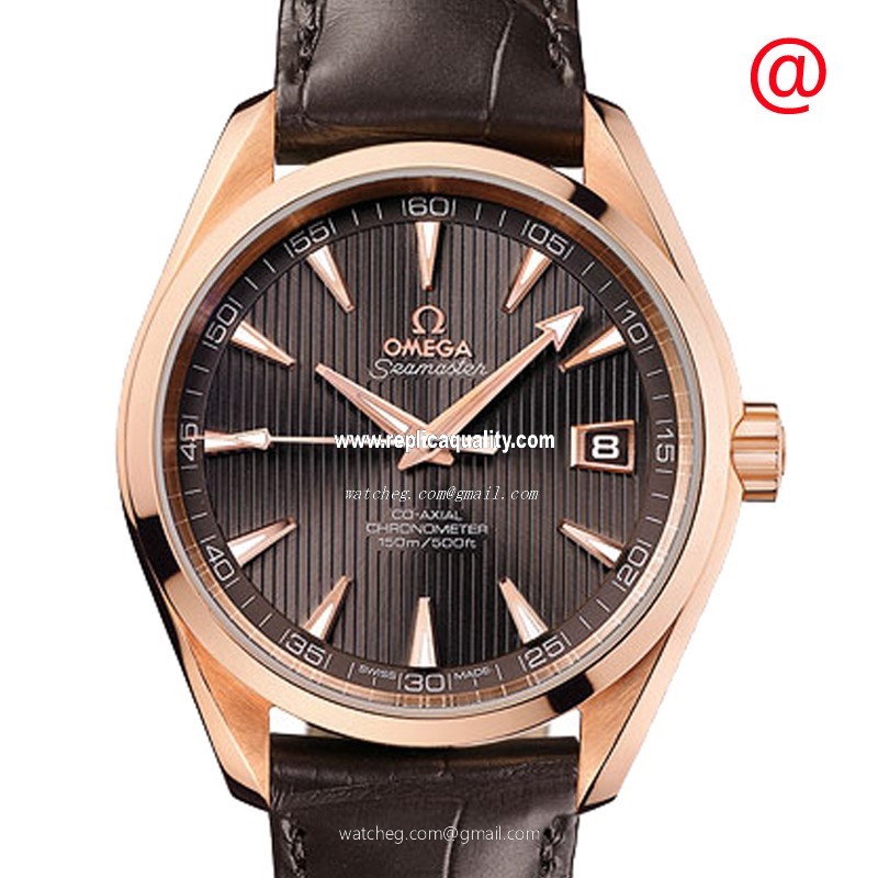 Omega SEAMASTER 231.53.42.21.06.001 Automatic 18kt Rose Gold Brown