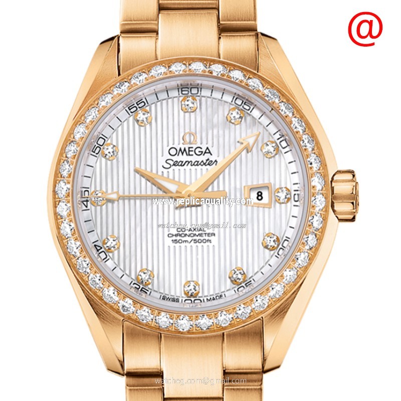 Omega SEAMASTER 231.55.34.20.55.001 Automatic 18kt Gold & Diamond White