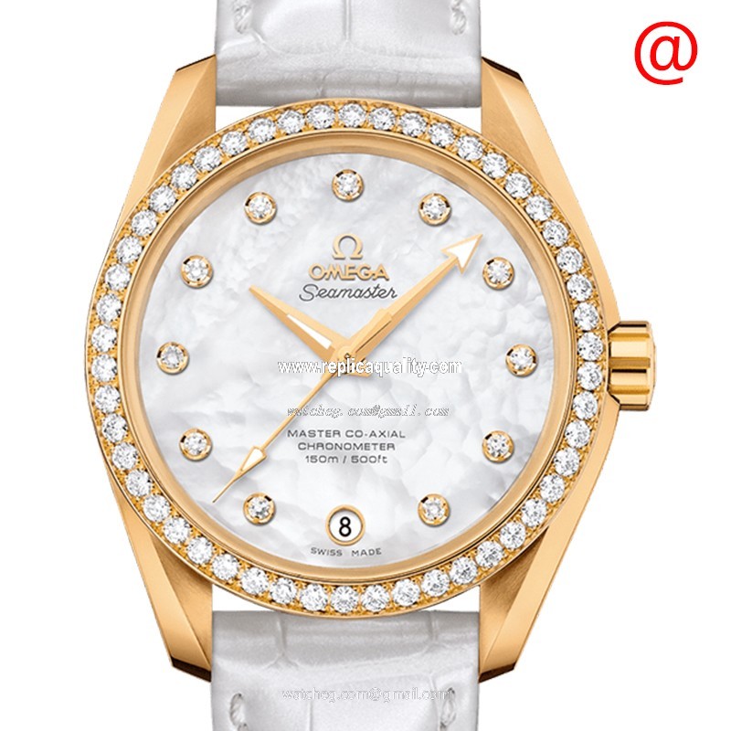 Omega SEAMASTER 231.58.39.21.55.002 Automatic 18kt Gold & Diamond White