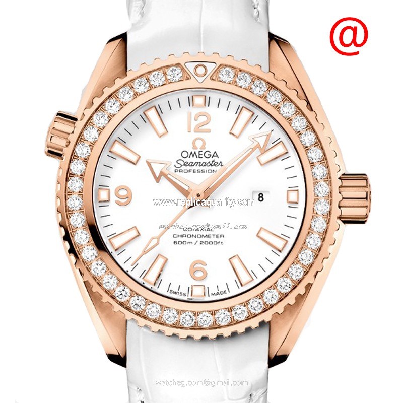 Omega SEAMASTER 232.58.38.20.04.001 Automatic 18kt Rose Gold & Diamonds White