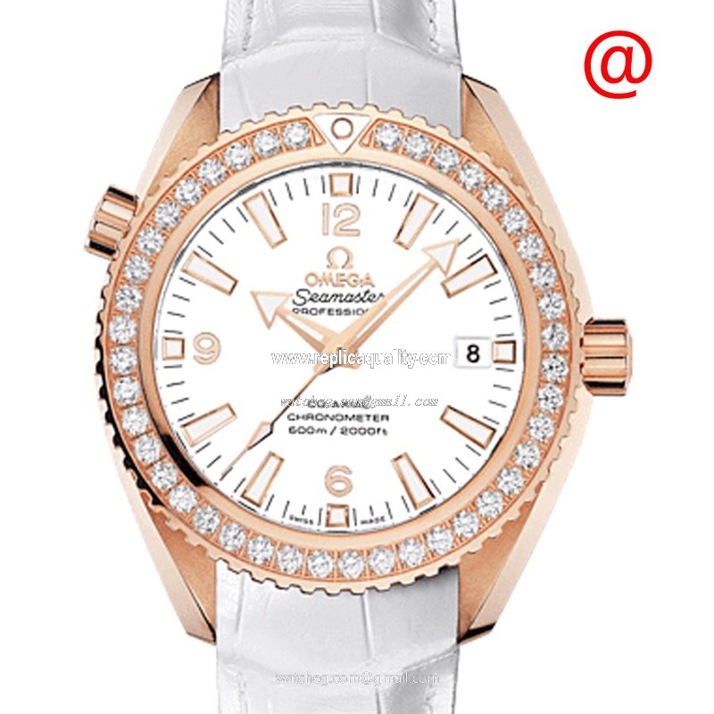 Omega SEAMASTER 232.58.42.21.04.001 Automatic 18kt Rose Gold & Diamonds White