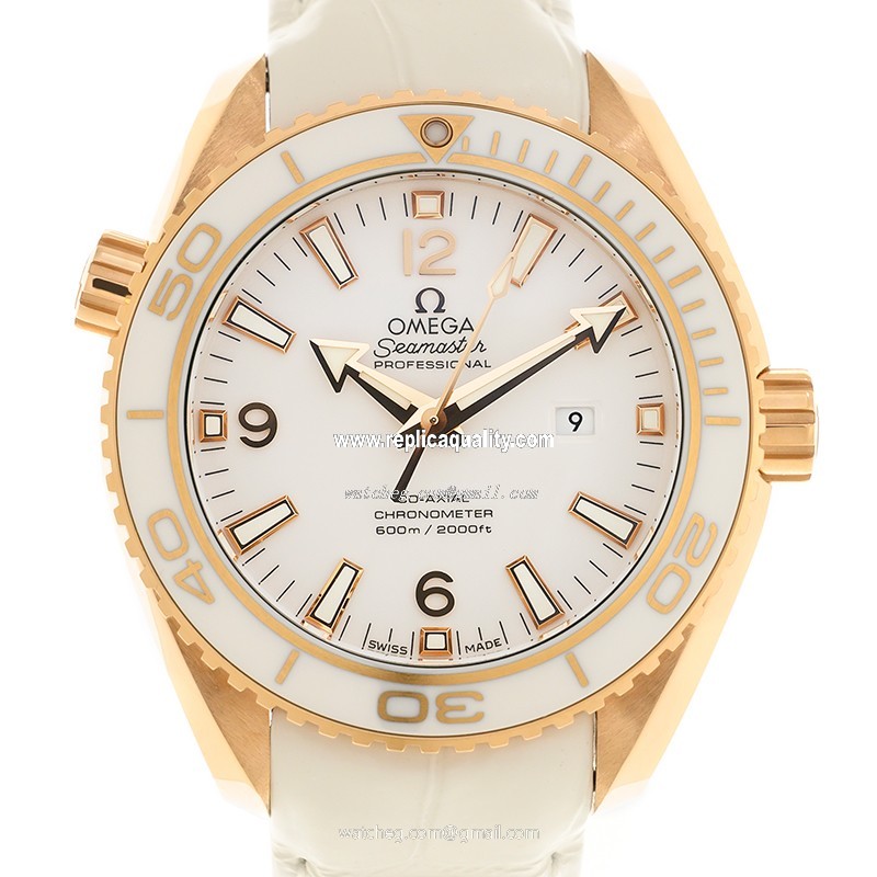 Omega SEAMASTER 232.63.38.20.04.001 Automatic 18kt Rose Gold & Ceramic White