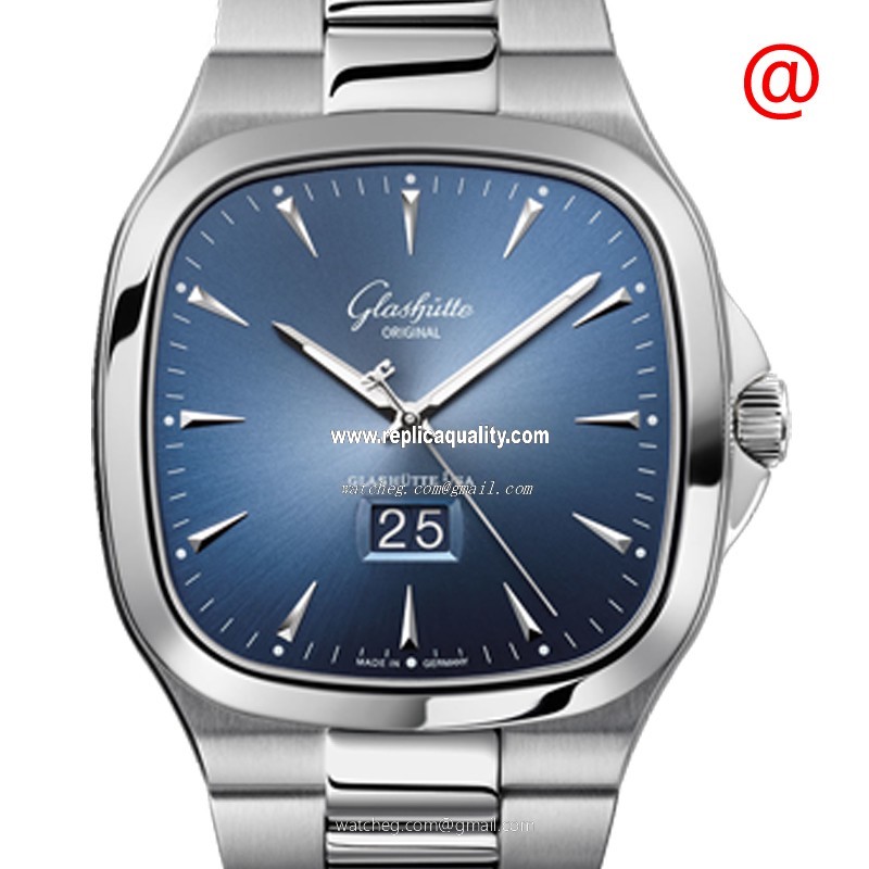 Glashutte RETRO COLLECTION 2-39-47-13-12-14 Automatic Stainless Steel Blue