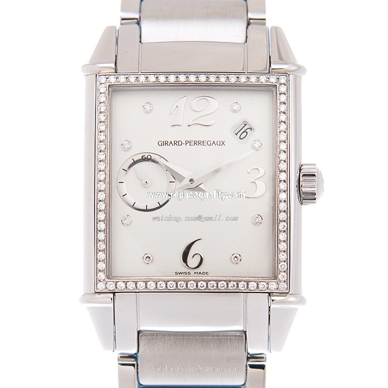 Girard Perregaux VINTAGE 1945 25932D11A761-11A Automatic Stainless Steel & Diamonds Silver
