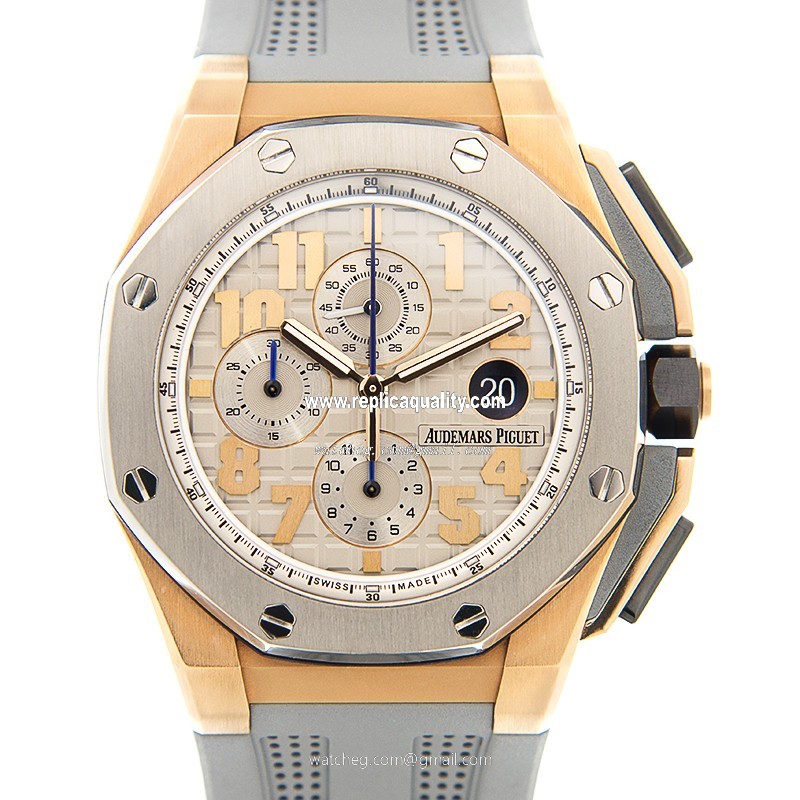 Audemars Piguet ROYAL OAK OFFSHORE 26210OI.OO.A109CR.01 Manual Wind 18kt Rose Gold & Steel Silver