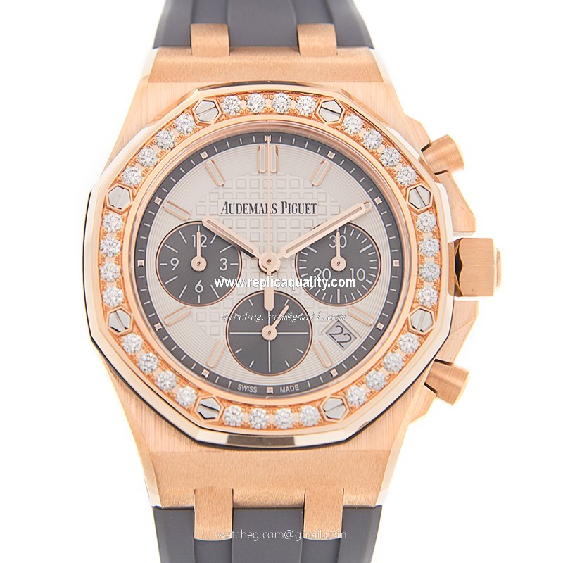 Audemars Piguet ROYAL OAK OFFSHORE 26231OR.ZZ.D003CA.01 Automatic 18kt Rose Gold & Diamonds Silver