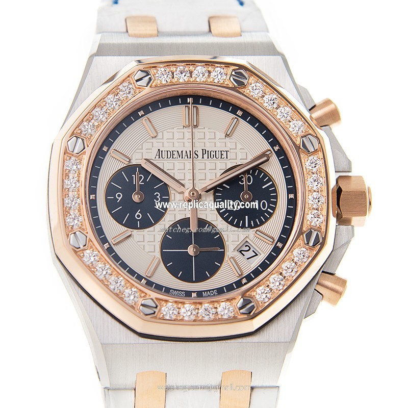 Audemars Piguet ROYAL OAK OFFSHORE 26234SR.ZZ.D202CR.01 Automatic 18kt Rose Gold & Diamonds Silver