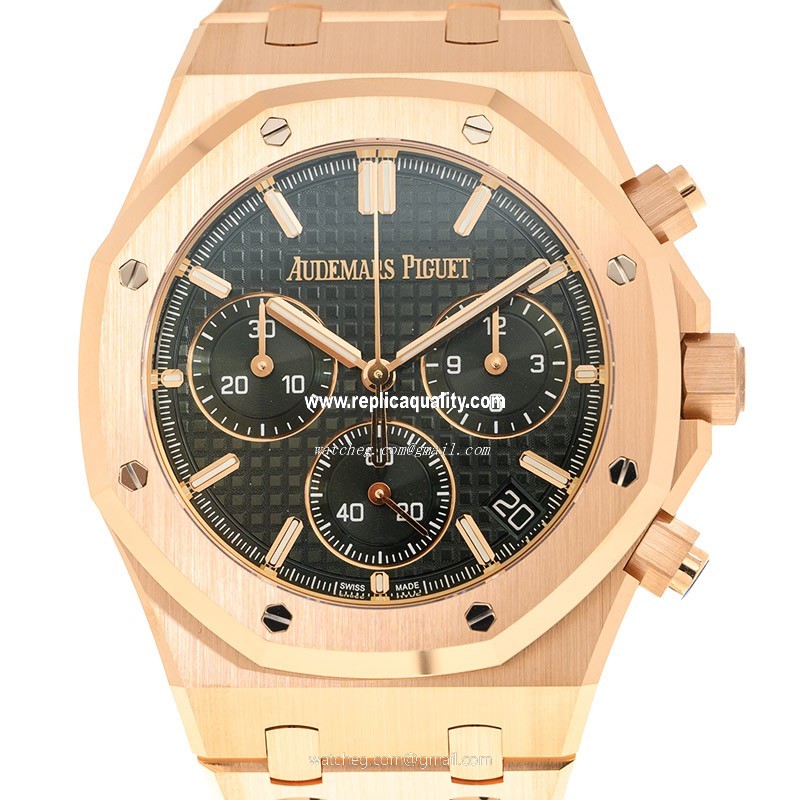 Audemars Piguet ROYAL OAK 26240OR.OO.1320OR.04 Automatic 18kt Rose Gold Green