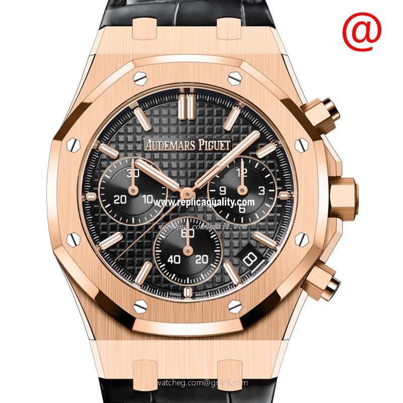 Audemars Piguet 26240OR.OO.D002CR.01 Automatic 18kt Rose Gold Black