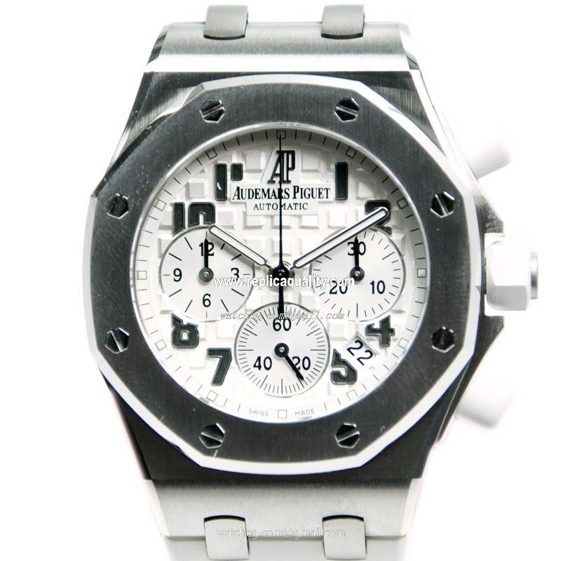 Audemars Piguet ROYAL OAK OFFSHORE 26283ST.OO.D010CA.01 Automatic Stainless Steel Silvery & White