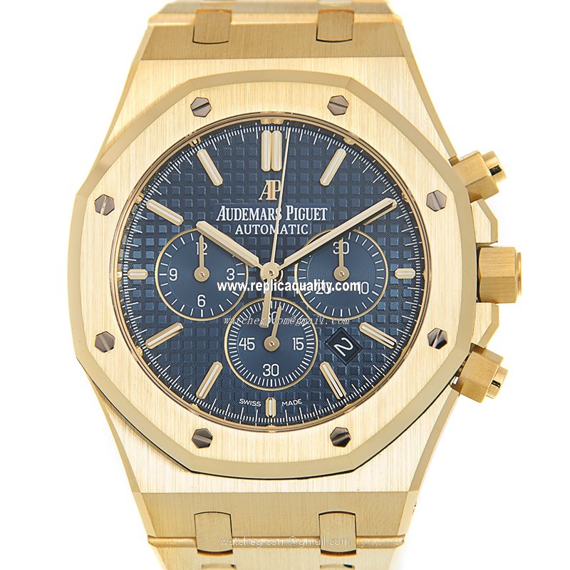 Audemars Piguet ROYAL OAK 26320BA.OO.1220BA.02 Automatic 18kt Yellow Gold Blue 