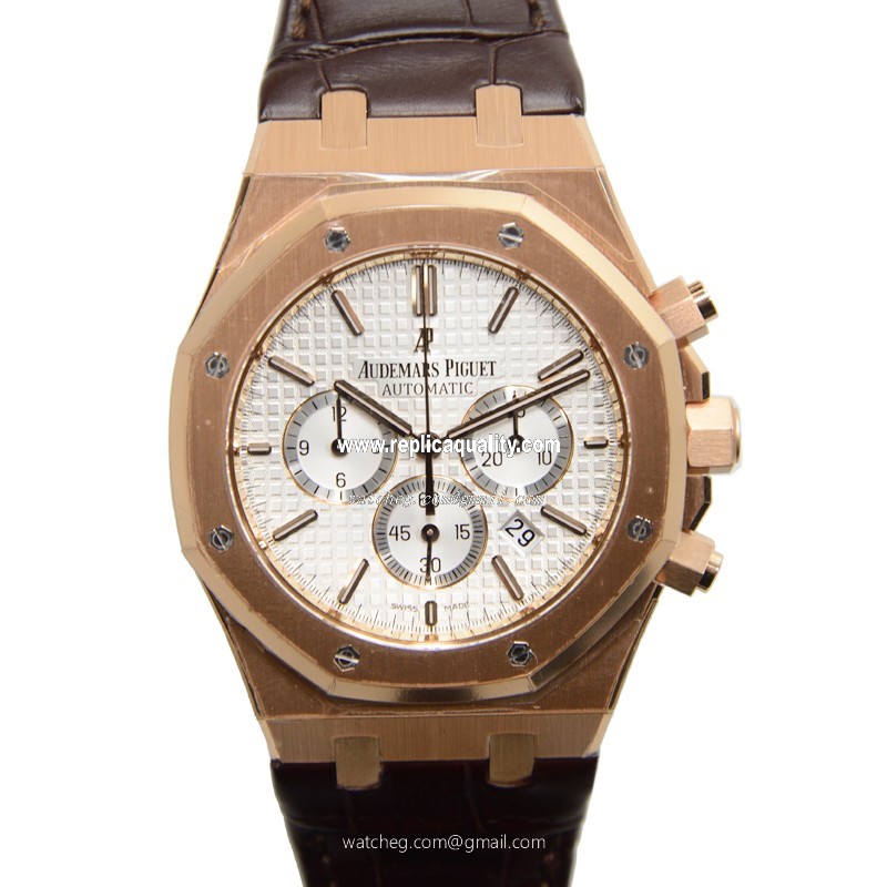 Audemars Piguet ROYAL OAK 26320OR.OO.D088CR.01 Automatic 18kt Rose Gold Silver