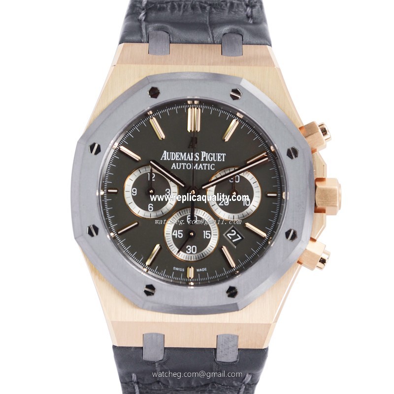 Audemars Piguet ROYAL OAK 26325OL.OO.D005CR.01 Automatic 18kt Rose Gold & Steel Dark grey 