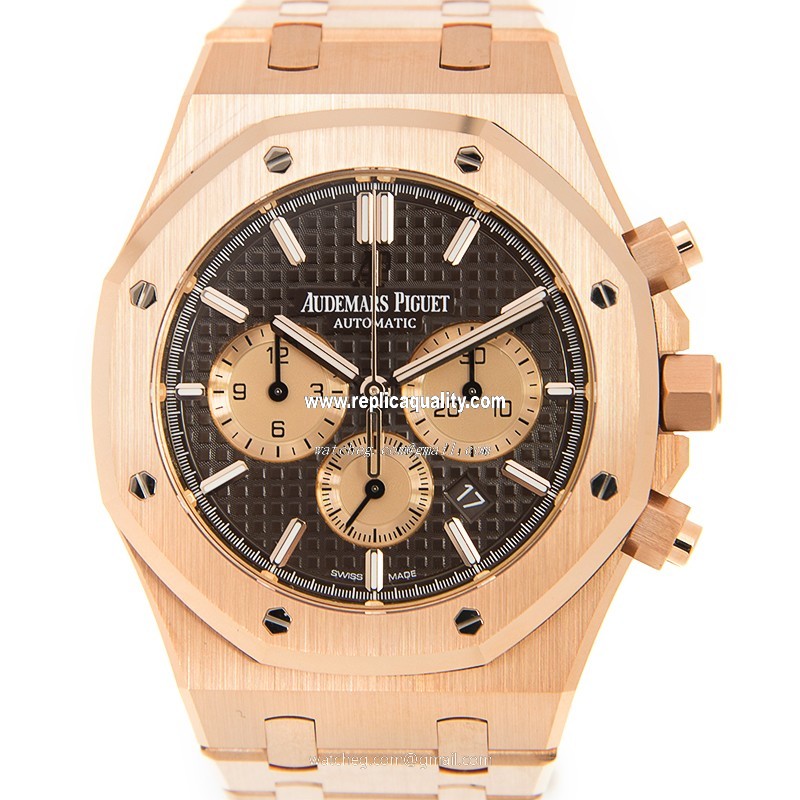 Audemars Piguet ROYAL OAK 26331OR.OO.1220OR.02 Automatic 18kt Rose Gold Dark Brown