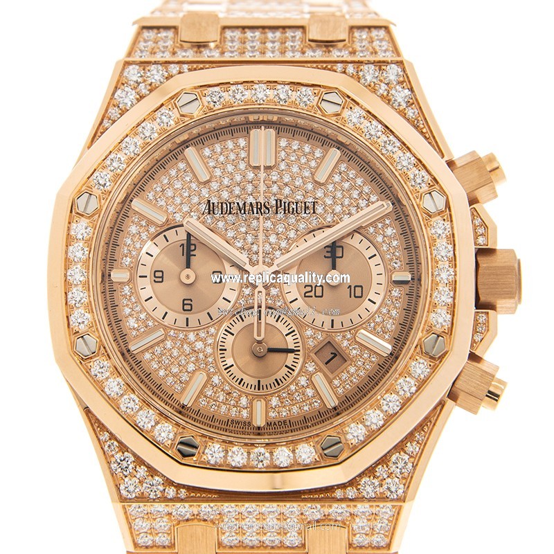 Audemars Piguet ROYAL OAK 26333OR.ZZ.1222OR.01 Automatic 18kt Rose Gold & Diamonds Gold