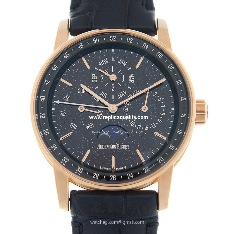 Audemars Piguet CODE 11.59 26394OR.OO.D321CR.01 Automatic 18kt Rose Gold Blue