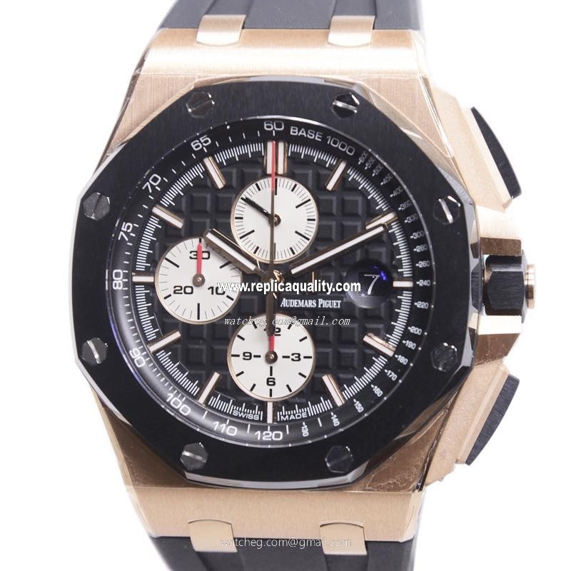 Audemars Piguet ROYAL OAK OFFSHORE 26400RO.OO.A002CA.01 Automatic 18kt Rose Gold Black