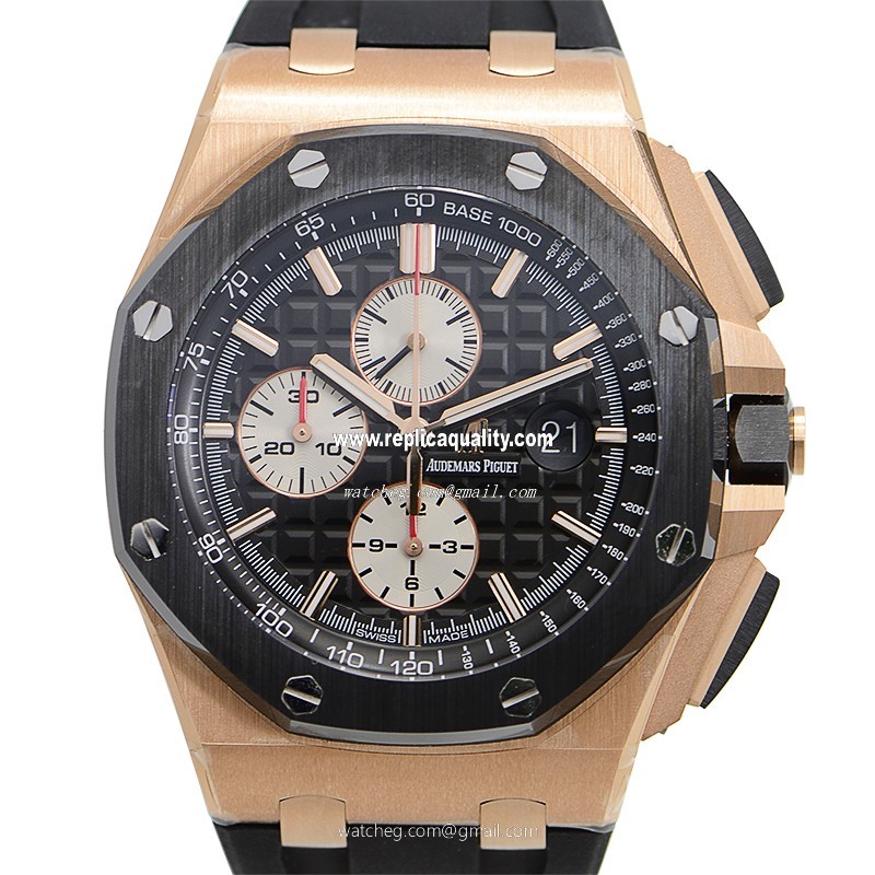 Audemars Piguet ROYAL OAK OFFSHORE 26401RO.OO.A002CA.01 Automatic 18kt Rose Gold Black