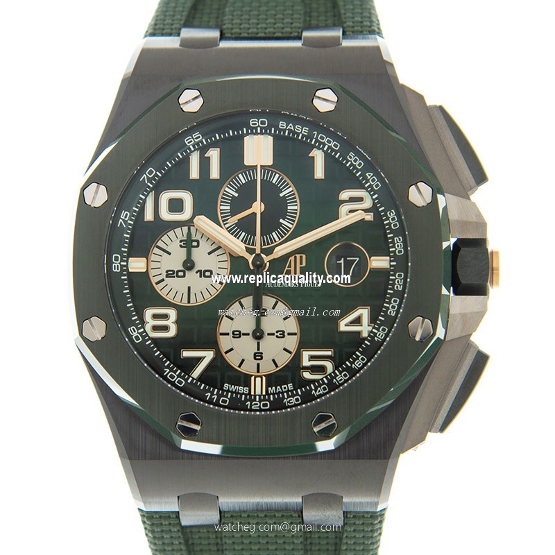 Audemars Piguet ROYAL OAK OFFSHORE 26405CE.OO.A056CA.01 Automatic Ceramic Green