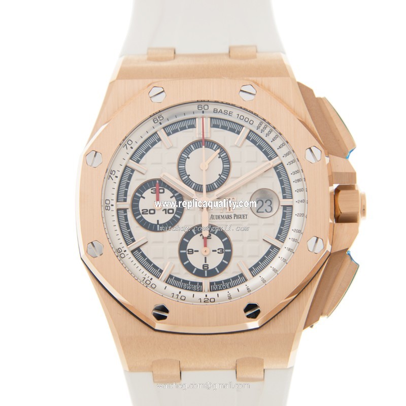 Audemars Piguet ROYAL OAK OFFSHORE 26408OR.OO.A010CA.01 Automatic 18kt Rose Gold White