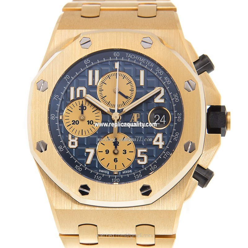 Audemars Piguet ROYAL OAK OFFSHORE 26470BA.OO.1000BA.01 Automatic 18kt Yellow Gold Blue 