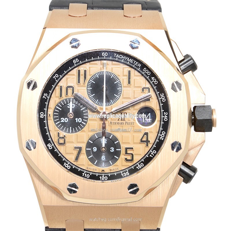 Audemars Piguet ROYAL OAK OFFSHORE 26470OR.OO.A002CR.01 Automatic 18kt Rose Gold Gold