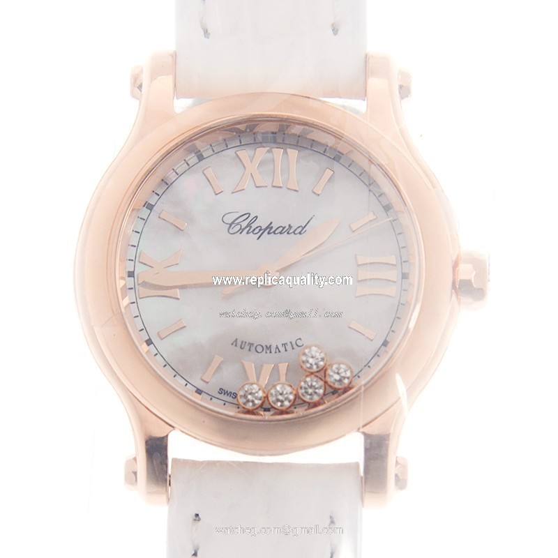 Chopard HAPPY SPORT 274893-5009 Automatic 18kt Rose Gold White