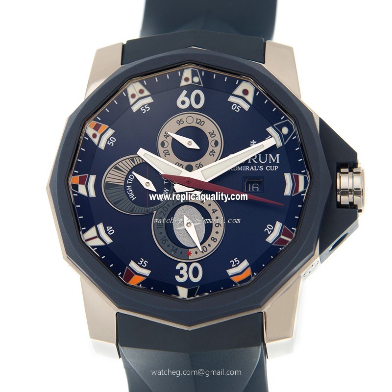Corum ADMIRALS CUP 277.933.06/0373 AB22 Automatic Titanium Blue