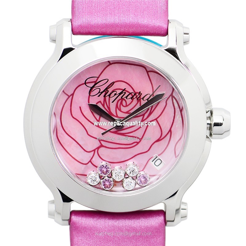 Chopard HAPPY SPORT 278475-3029 Quartz Stainless Steel Pink