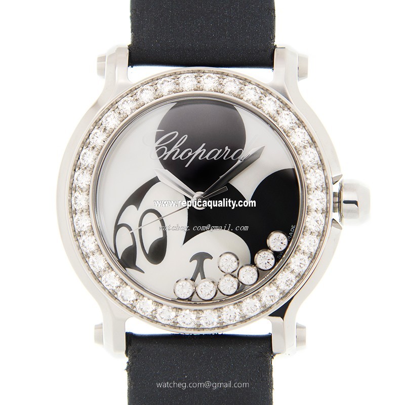 Chopard HAPPY SPORT 278475-3033 Quartz Stainless Steel & Diamonds White