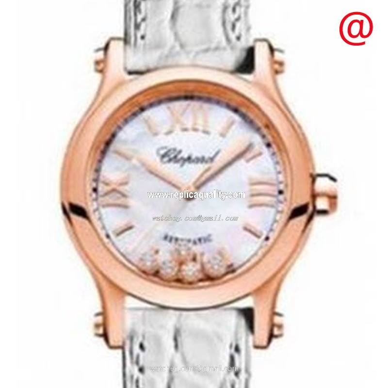 Chopard HAPPY SPORT 278493-5009 Automatic 18kt Rose Gold White