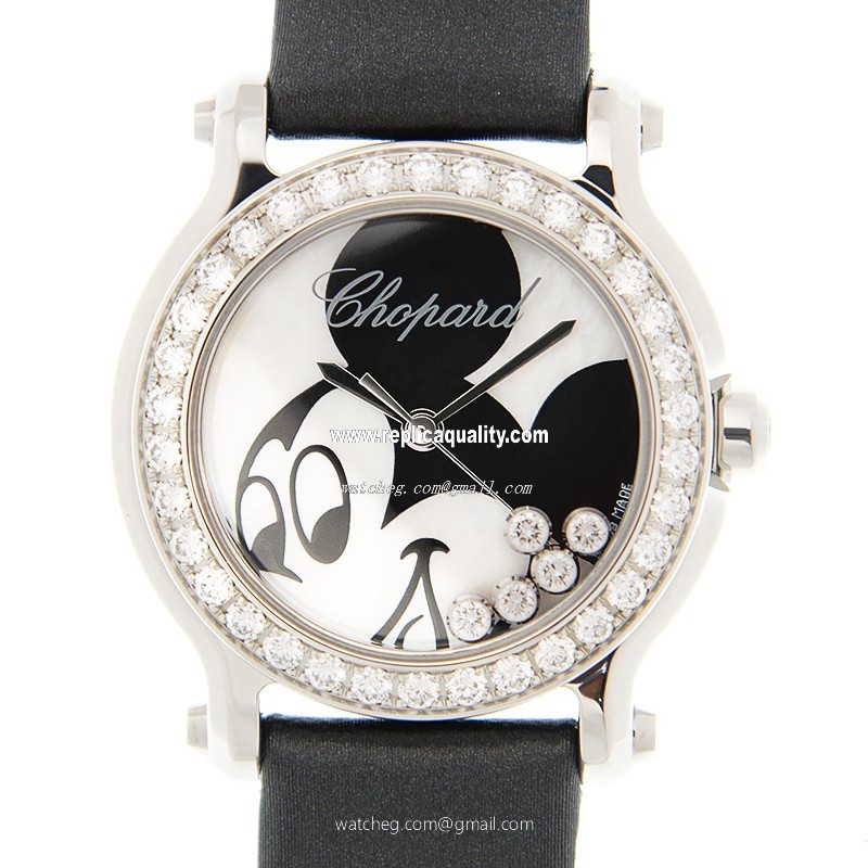 Chopard HAPPY SPORT 278509-3046 Quartz Stainless Steel & Diamonds White
