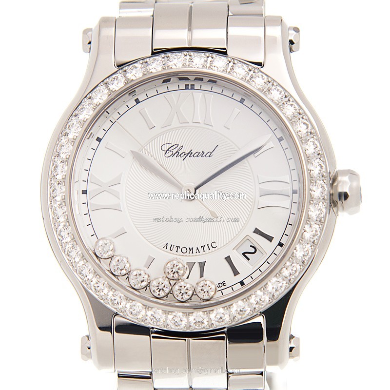 Chopard HAPPY SPORT 278559-3004 Automatic Stainless Steel & Diamonds Silver
