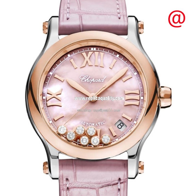 Chopard HAPPY SPORT 278559-6021 Automatic 18kt Rose Gold Pink