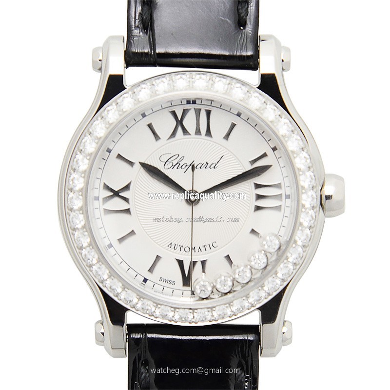 Chopard HAPPY SPORT 278573-3003 Automatic Stainless Steel & Diamonds Silver