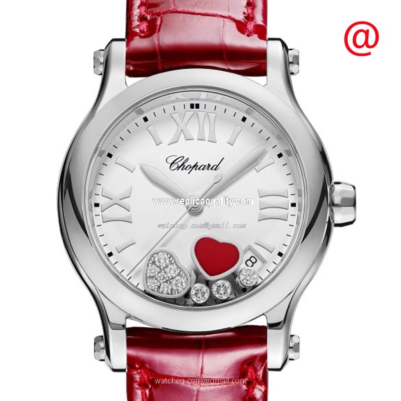 Chopard HAPPY HEARTS 278582-3005 Quartz Stainless Steel White