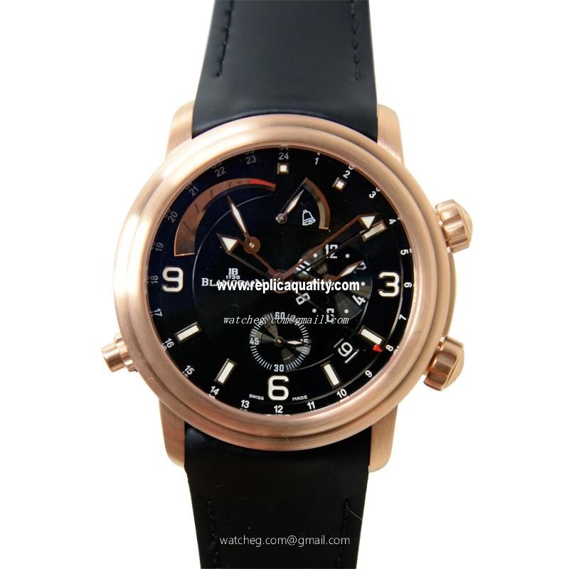 Blancpain LEMAN 2841-3630-64B Automatic 18kt Rose Gold Black