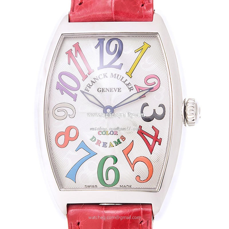 Franck Muller CINTREE CURVEX 2852 B QZ COL DRM (AC) Quartz Stainless Steel White