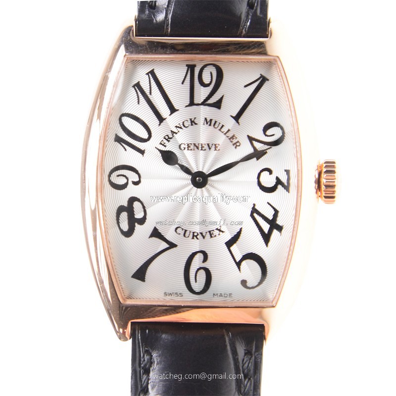 Franck Muller MASTER BANKER 2852 QZ (5N) Quartz 18kt Rose Gold Silver