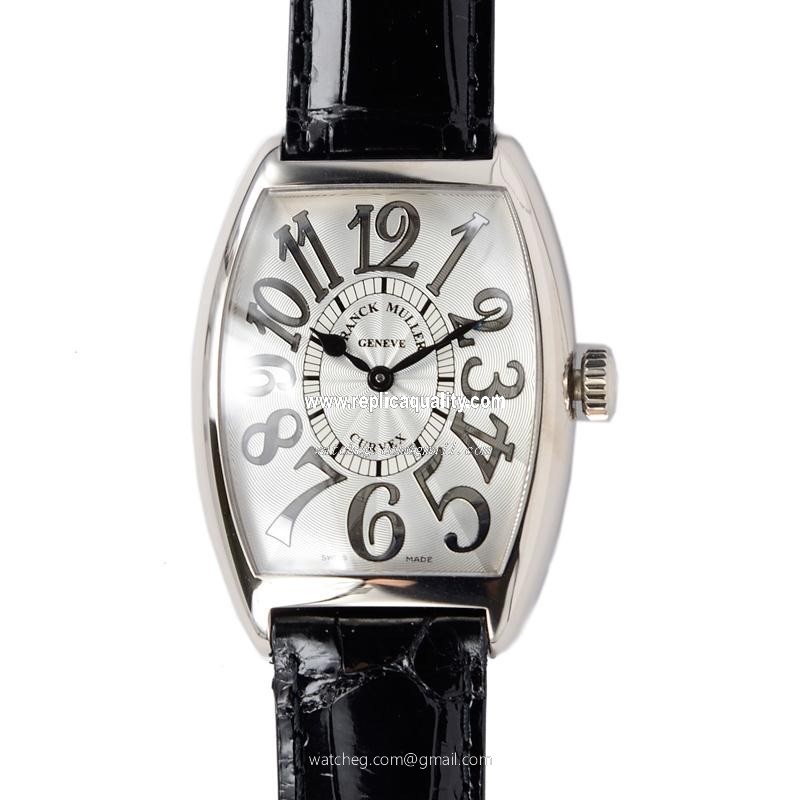 Franck Muller MASTER BANKER 2852 QZ REL (OG) Quartz 18kt White Gold & Diamond Silver