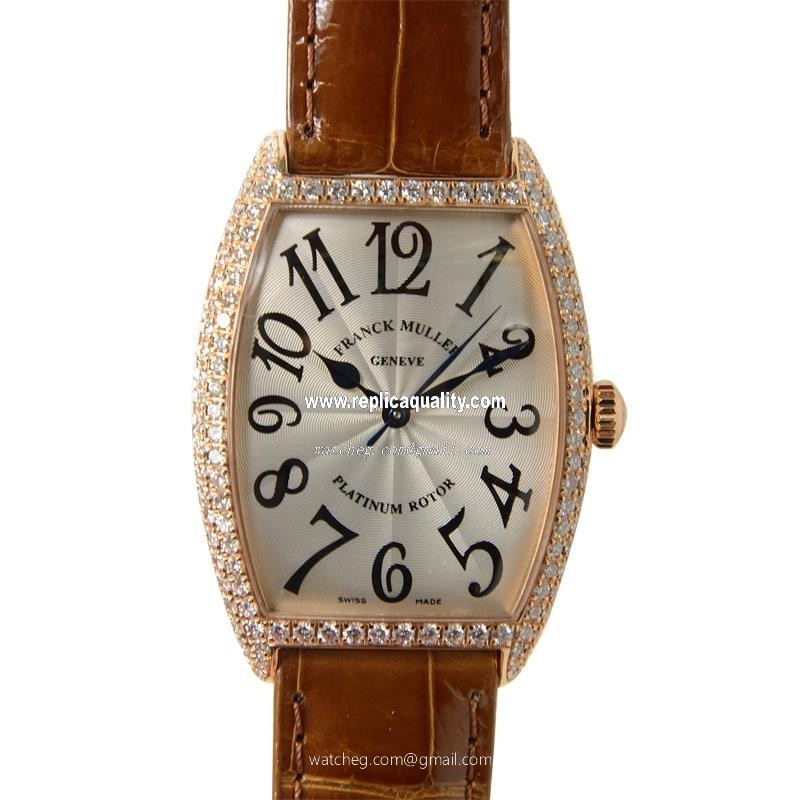Franck Muller MASTER OF COMPLICATION 2852 SC D (5N) Automatic 18kt Rose Gold & Diamonds Silver
