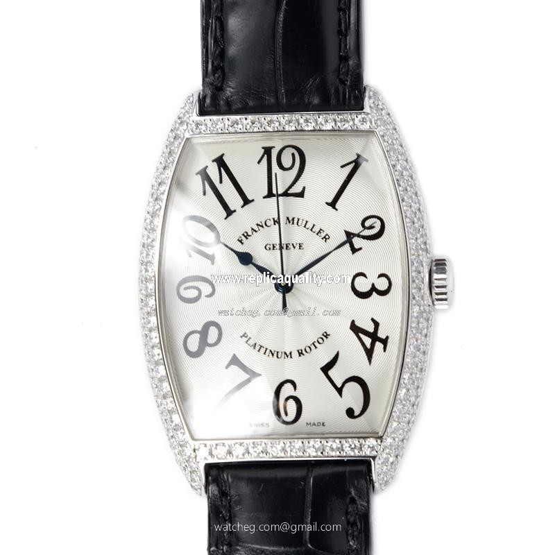 Franck Muller MASTER BANKER 2852 SC D (OG) Automatic 18kt White Gold & Diamond Silver
