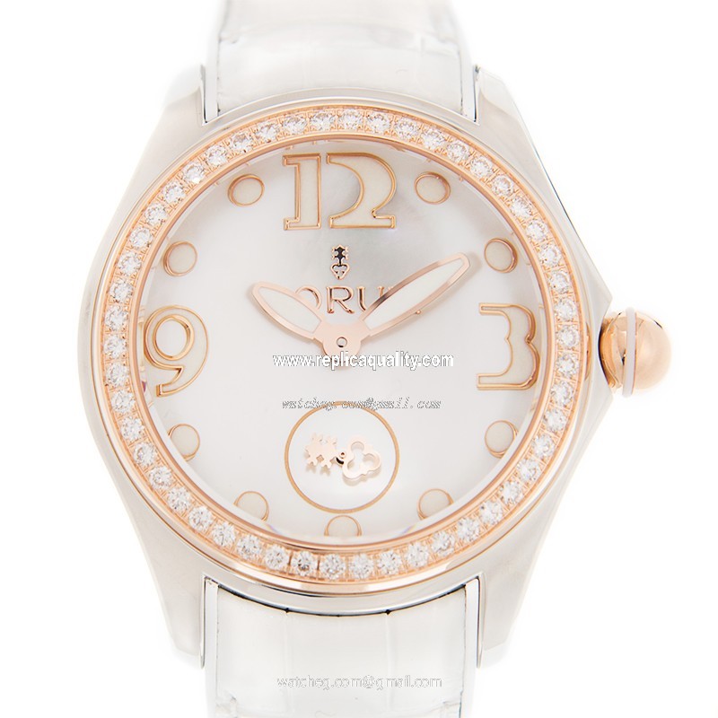Corum BUBBLE 295.100.29/0009 DN04 Automatic 18kt Rose Magic & Diamond Gray