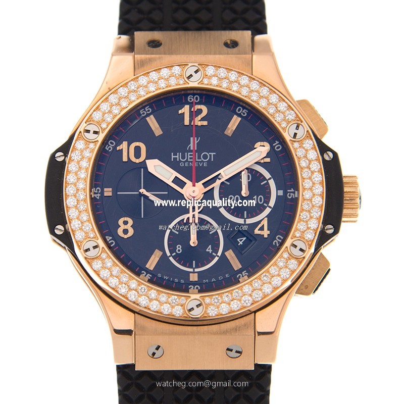 Hublot BIG BANG 301.PX.130.RX.114 Automatic 18kt Rose Gold & Diamonds Black