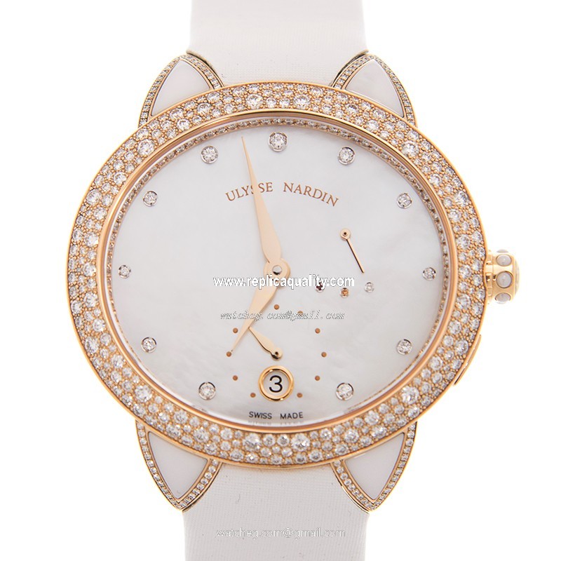 Ulysse Nardin WOMEN 3106-125/991 Automatic 18kt Rose Magic & Diamond White